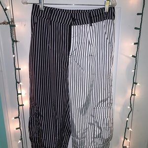 Striped joggers